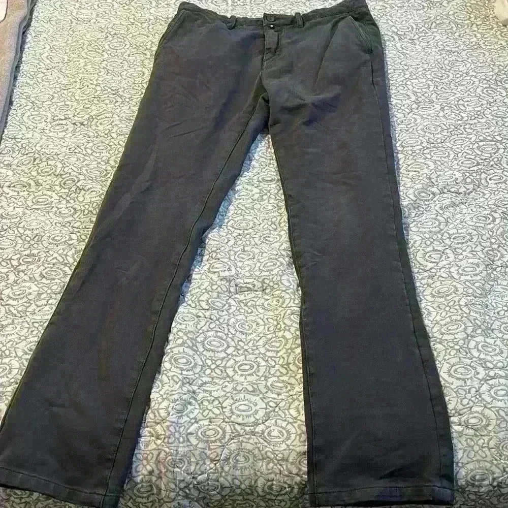 Aiden slim straight stretch chinos khakis pants - Picture 2 of 5